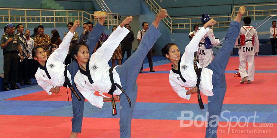 Target Realistis Taekwondo: Dua Emas