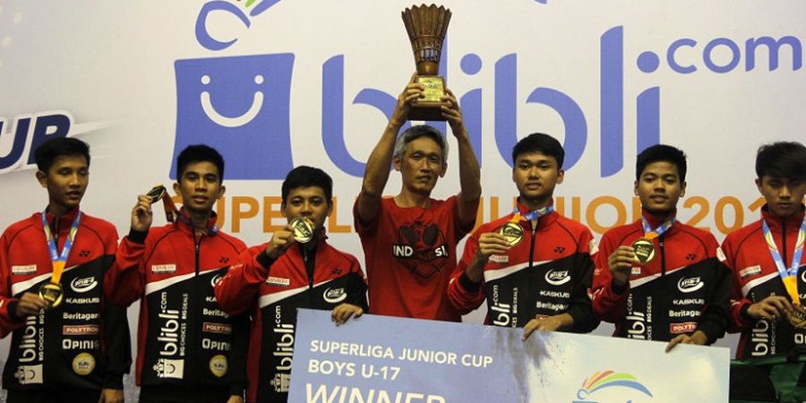 Superliga Junior 2017 - Taklukkan Exist, Tim Putra PB Djarum U-17 Jadi Juara