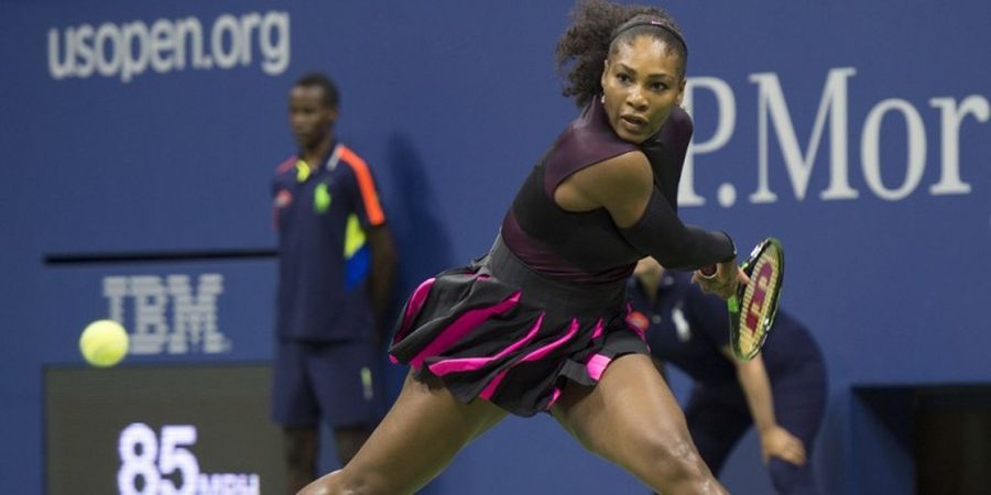 Cedera Bahu Tak Halangi Serena Williams Lolos ke Babak Kedua AS Terbuka