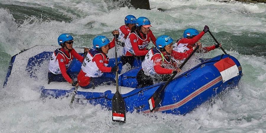 Tim Arung Jeram Indonesia Jajal Sungai Yoshino Jelang Kejuaraan Dunia