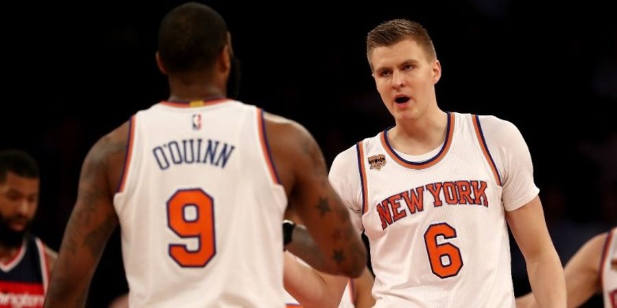 Kristaps Porzingis Bawa Tim Dunia Kalahkan Tim AS