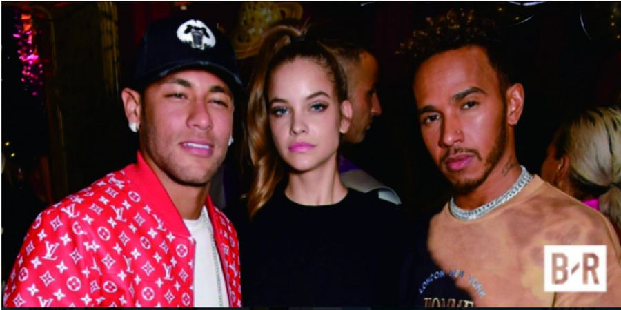 Usai Berselisih Paham dengan Edinson Cavani, Neymar Nikmati Pesta di Klub Malam Bersama Lewis Hamilton