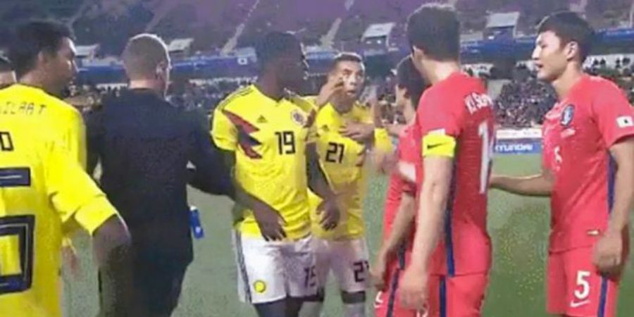 Gelandang Kolombia Lakukan Tindakan Rasialis kepada Pemain Korea