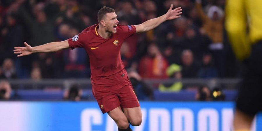 Hasil AS Roma Vs Shakhtar Donetsk - Gol Tunggal Edin Dzeko Bawa Serigala Ibu Kota ke Perempat Final