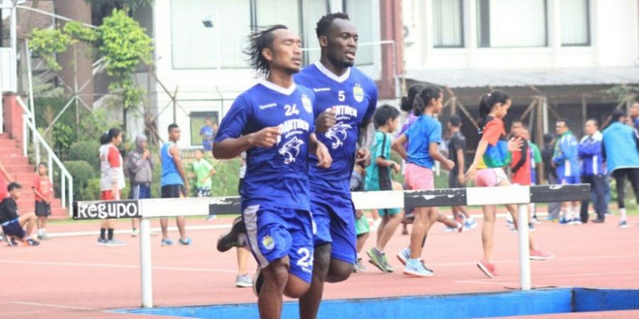 Michael Essien Mendapat Program Khusus dari Pelatih Fisik Persib Bandung