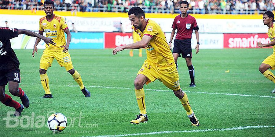 Sriwijaya FC Vs Borneo FC - Ubah Komposisi Pemain, Laskar Wong Kito Masih Tertahan di Babak Pertama