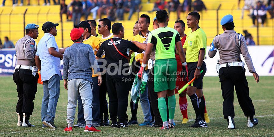 PSIM Menang, Kalteng Putra Protes Wasit