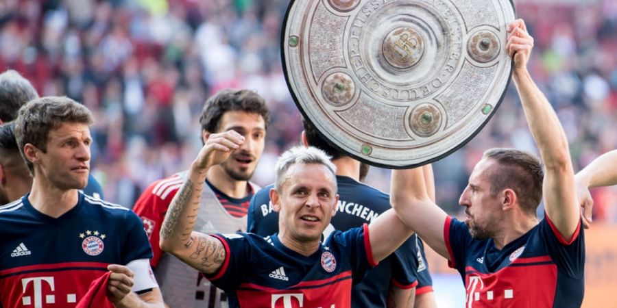 Bayern Muenchen Juara Liga Jerman, Franck Ribery Samai Rekor 3 Legenda Ini