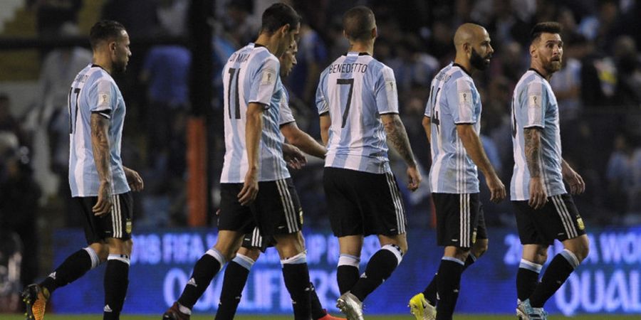 Gagal Menang di Empat Laga Beruntun, Peluang Argentina ke Piala Dunia 2018 Makin Tipis