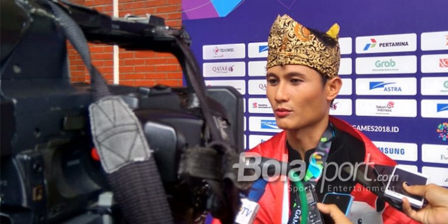 Kesuksesan Sugianto di Asian Games 2018 Berhubungan dengan Kain Emas Sang Istri