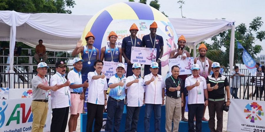 Dikalahkan Wakil Qatar, Candra/Ashfiya Jadi 'Runner-up' pada Kejuaraan Voli Pantai Asia Pasifik di Palembang