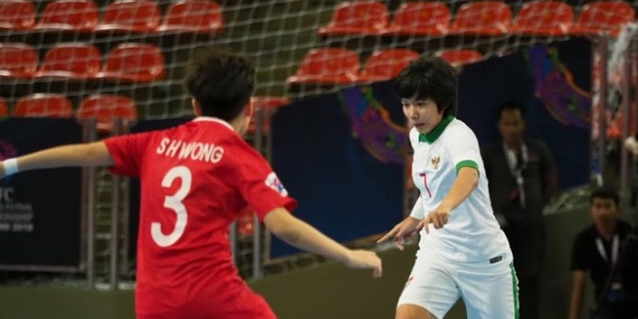 Pesta Sembilan Gol, Timnas Futsal Perempuan Indonesia Tembus ke Perempat Final Piala Asia 