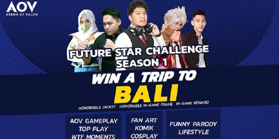 Ikuti Kompetisi AOV Future Star Challenge Season 1 Berhadiah Trip ke Bali
