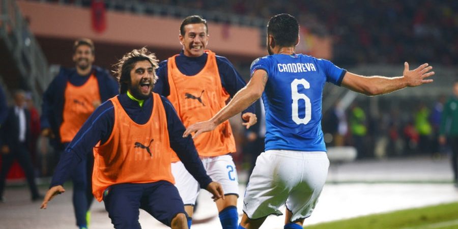 Cetak Gol Penentu Italia, Antonio Candreva Tegaskan Tinggal Menanti Lawan