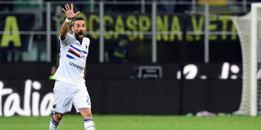 Penyerang Gaek Sampdoria Ini Pimpin Daftar Top Scorer Aktif Liga Italia, di Mana Higuain dan Icardi?