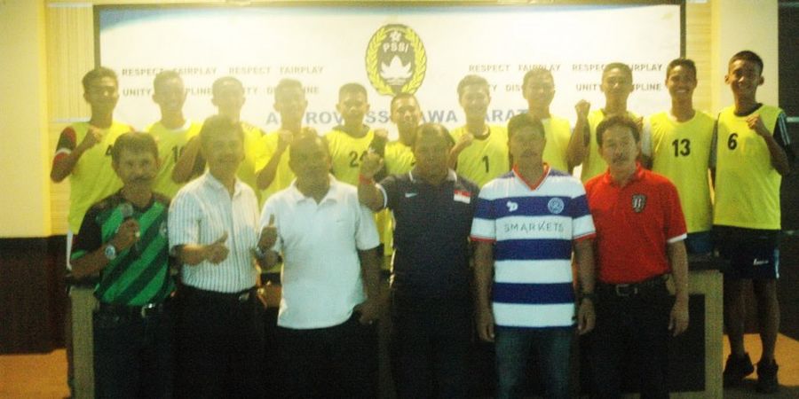 11 Pemain Terbaik Jawa Barat Diserahkan ke Pelatih Timnas U-16