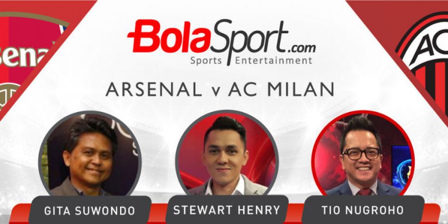 Prediksi Arsenal Vs AC Milan - Masihkah Raksasa Italia Dianggap Berpeluang?