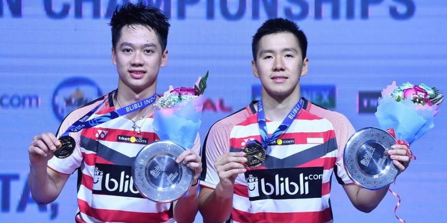Marcus/Kevin Pecahkan Rekor Sendiri Usai Juara Indonesia Open 2018