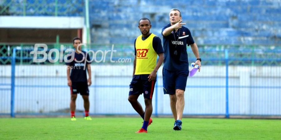 Milomir Seslija Tak Puas Lihat Madura United meski Menang atas PSIS Semarang