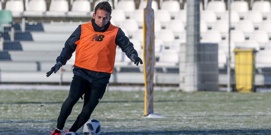 Egy Maulana Vikri Rasakan Salju Pertama di Lechia Gdansk