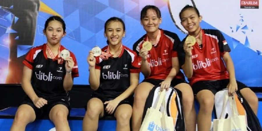 Hadapi Sesama Indonesia, Agatha/Fadia Juara Nomor Ganda Putri U-17