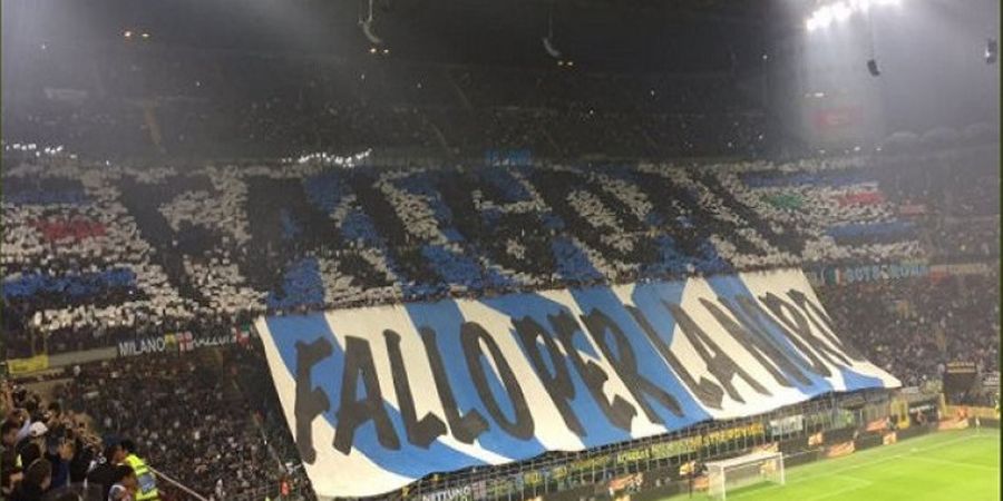 Inter Milan Vs Lazio - Ultras Kedua Klub Turut Percantik Pembukaan Laga