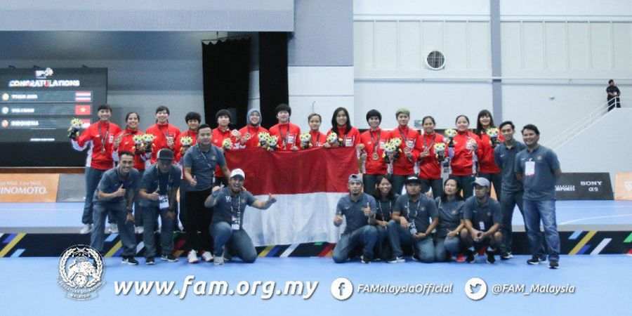Timnas Futsal Putri Indonesia Bawa Pulang Medali Perunggu dari SEA Games 2017