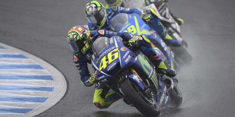 VIDEO - Valentino Rossi Alami Kecelakaan Saat FP4 MotoGP Jepang 2017