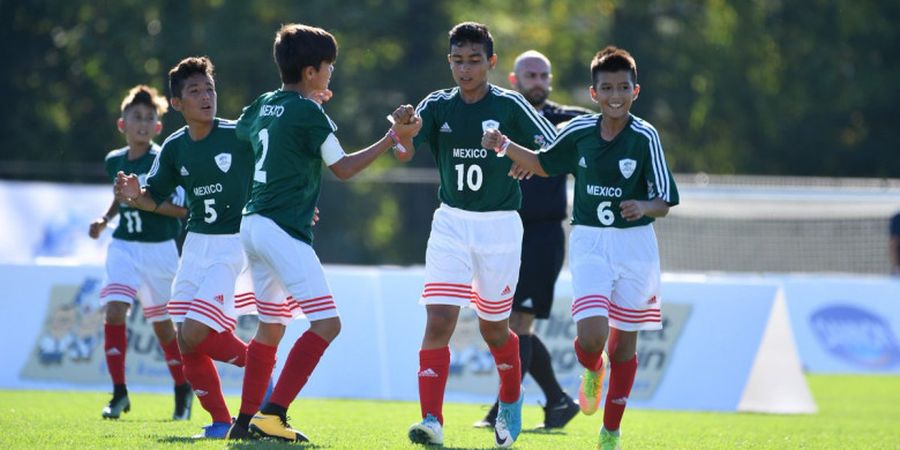 Danone Nations Cup 2017 - Usai Kalahkan Indonesia, Mexico Juga Kalahkan Romania dan Resmi Tantang Argentina di Final 