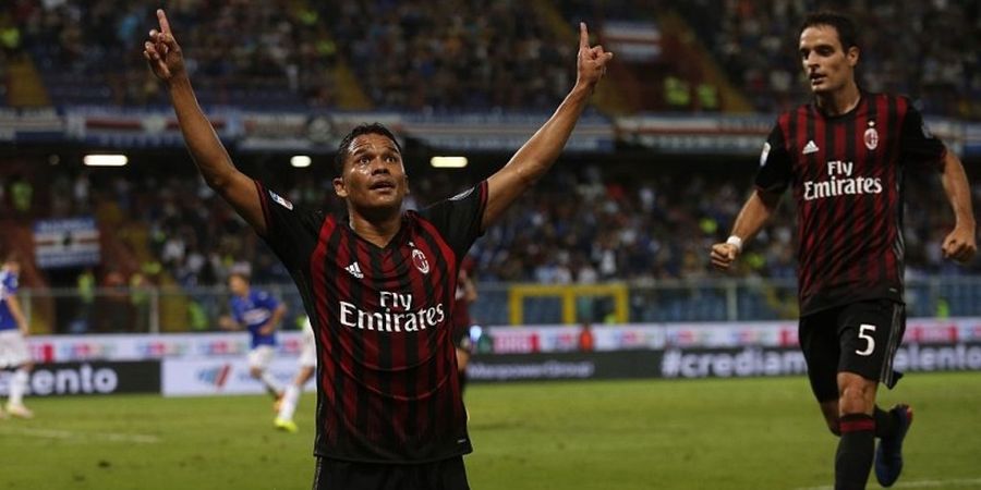 Milan Andalkan Tradisi Gol Carlos Bacca ke Gawang Lazio