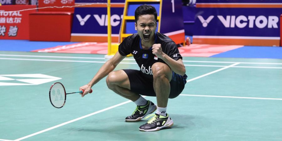 Anthony Sinisuka Ginting Capai Peringkat Dunia Terbaik Sepanjang Kariernya