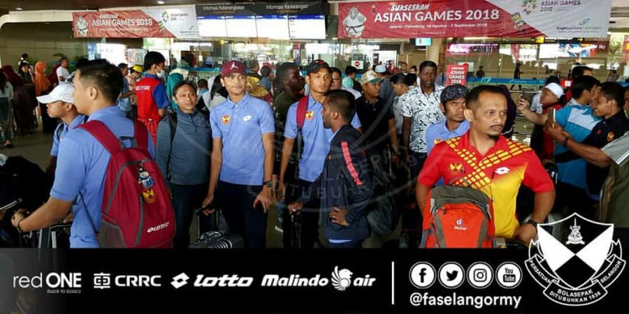 Jelang Kontra Madura United dan Persija, Skuat Selangor FA Telah Tiba di Surabaya 