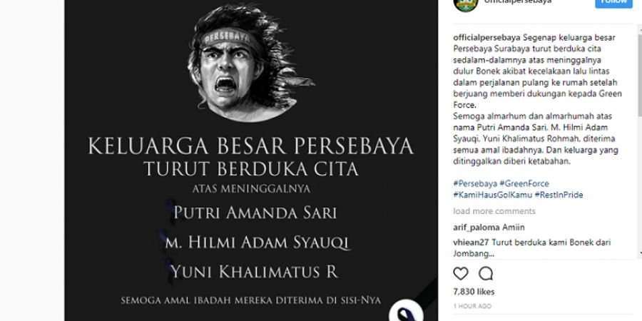 Ini yang Menyebabkan 3 Suporter Persebaya Surabaya Tewas