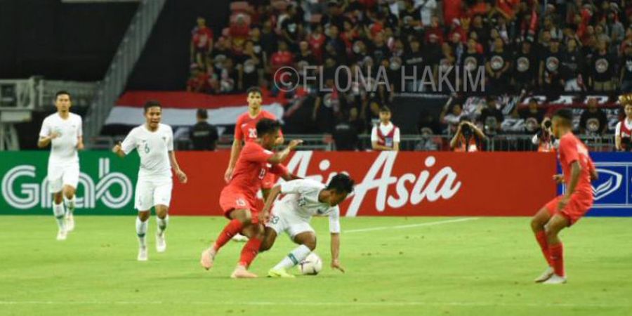 Piala AFF 2018 - Diwarnai Kartu Merah, Timnas Indonesia Tumbang dari Singapura di Partai Pembuka