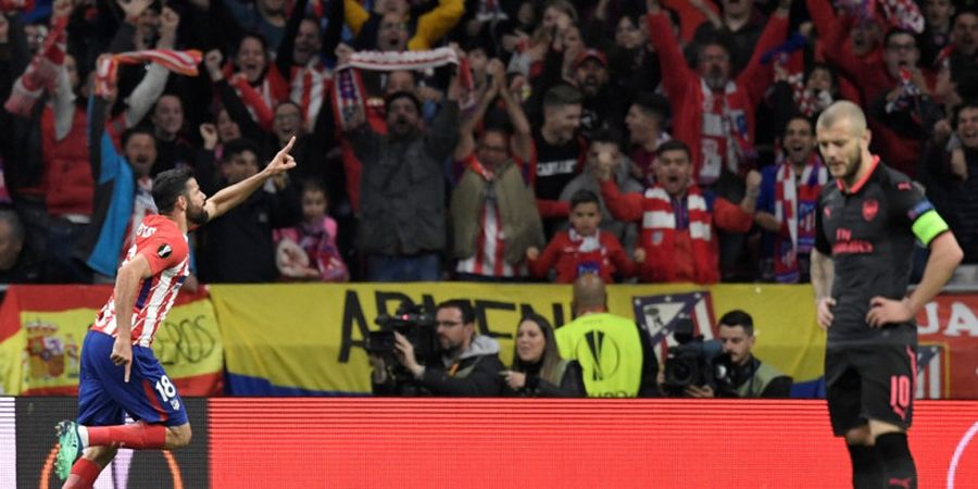 Hasil Liga Europa - Pakai 3 Kapten, Arsenal Ditaklukkan Atletico dan Gagal ke Final