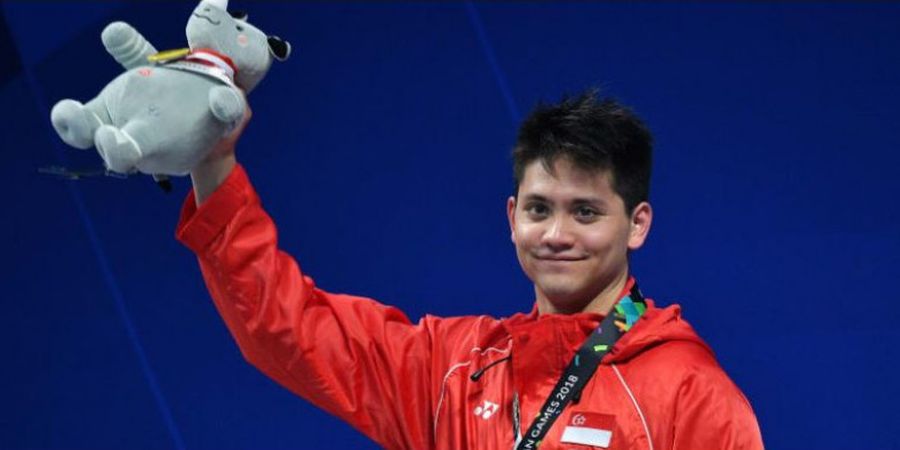Renang Asian Games 2018 - Sukses Raih Emas, Joseph Isaac Schooling Torehkan Sejarah untuk Singapura