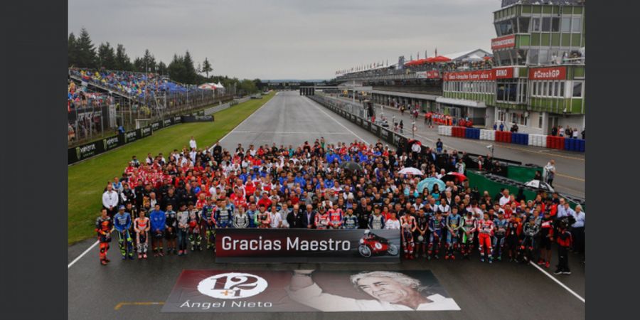 MotoGP Beri Penghormatan Terakhir untuk Angel Nieto di Sirkuit Brno
