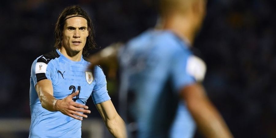 Cetak Dua Gol, Cavani Samai Gol Forlan dan Menangkan Uruguay
