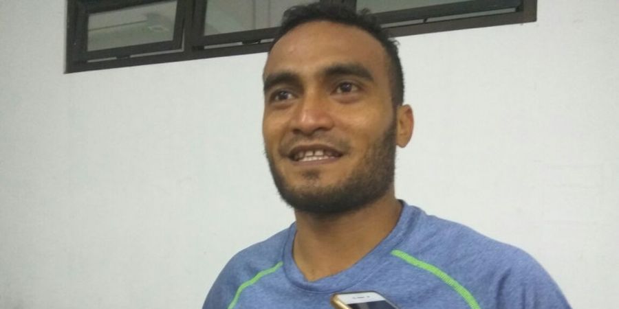 Ini Makna Selebrasi Rizky Pora Seusai Mencetak Gol Penalti ke Gawang Sriwijaya FC