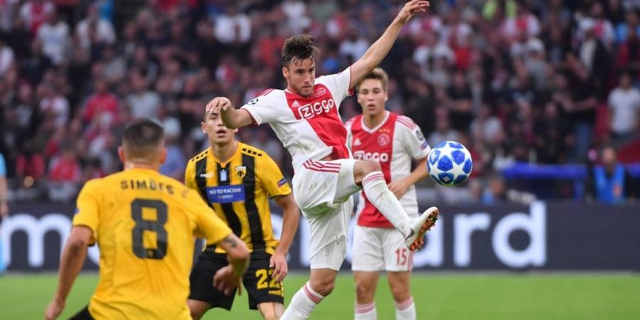 Hasil Liga Champions - Pengganti Lionel Messi Bawa Ajax Hancurkan AEK Athens