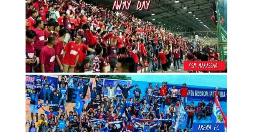 Laga Pekan ke-32, PSM Makassar Raih Jumlah Penonton Away Terbanyak