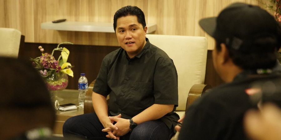 Erick Thohir Terima Tantangan untuk Perbaiki Sepak Bola Indonesia