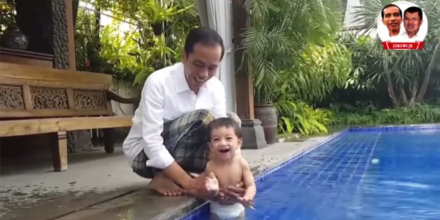 Cucu Presiden Jokowi sampai Melongo Saat Lihat Upacara Pembukaan Asian Para Games 2018? Ini Alasannya
