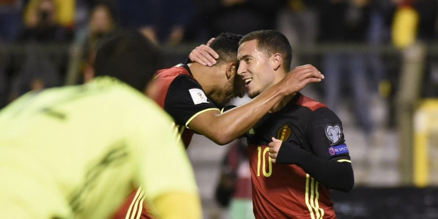 Belgia Vs Siprus - Gol Hazard Bersaudara Warnai Pesta Gol Tuan Rumah