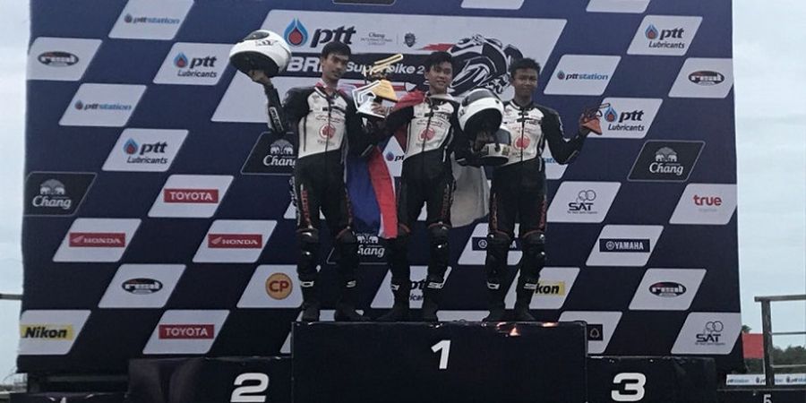 Dua Pebalap Astra Honda Indonesia Raih Podium pada Seri Ke-3 Thailand Talent Cup