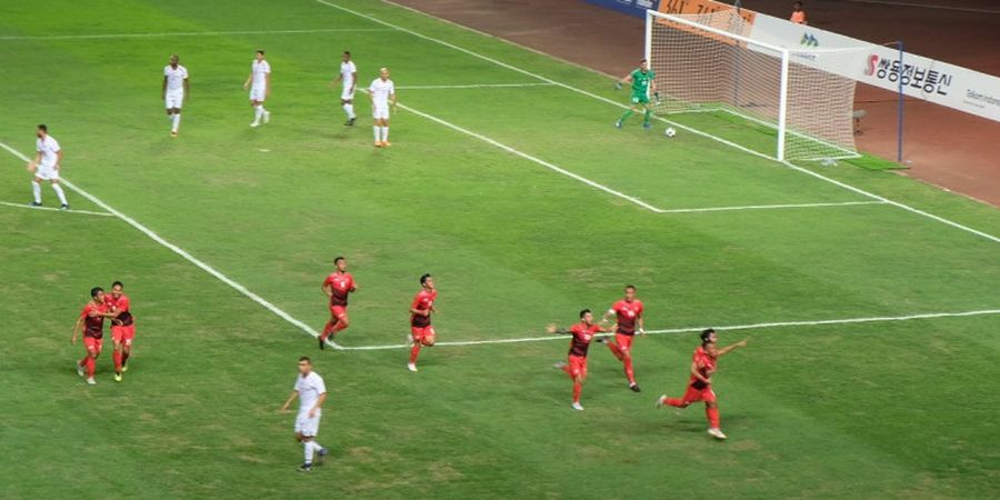 Sepak Bola Asian Games 2018 - Timnas U-23 Indonesia Vs Palestina 1-1