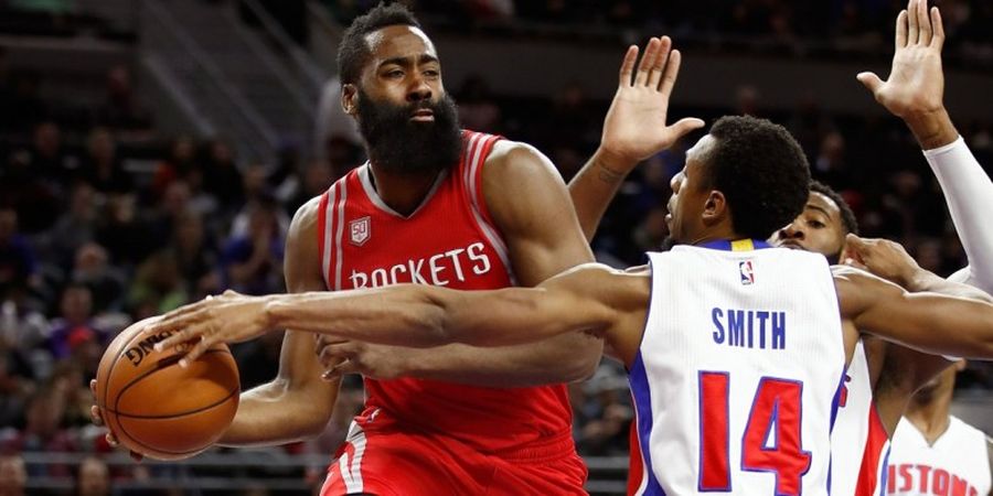 Harden Cetak 'Triple-Double', Rockets Atasi Wizards