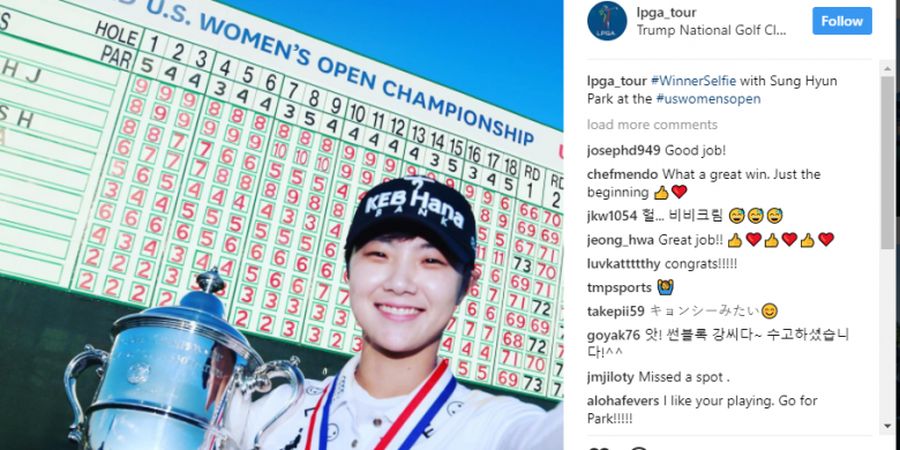 Pemenang Golf Women's  Championship 2017 Ini Tak Kalah dari Artis Korea