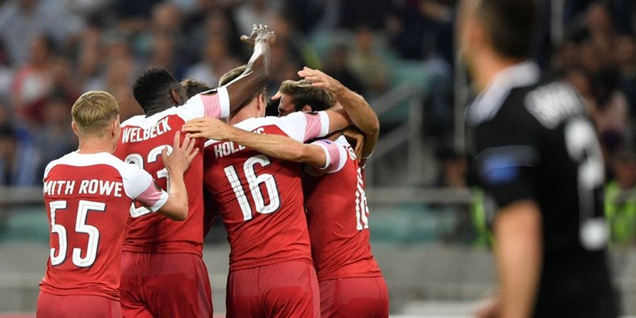 Qarabag Vs Arsenal - Gol Perdana Bek Yunani Buat London Merah Unggul Sementara