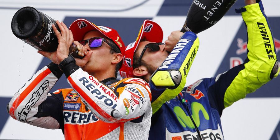 Marc Marquez: Saya dan Valentino Rossi Sudah Move On dari Kejadian Tahun 2015
